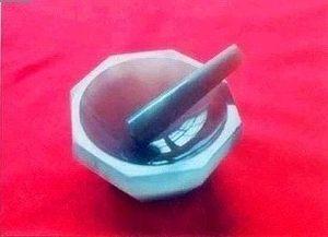 玻璃儀器，瑪瑙研缽 規格：130mm